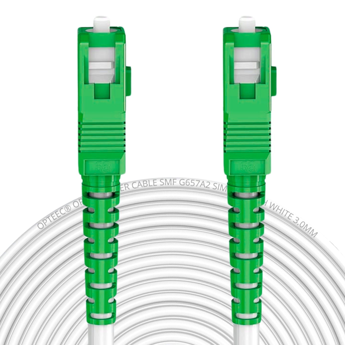 Opteec® - Gepanzerte Glasfaserkabel - ORANGE / SFR / BOUYGUES / SOSH / RED by SFR - Verlängerung/Patchkabel - SC/APC auf SC/APC verstärkt - Simplex Singlemode - 10 Jahre Garantie