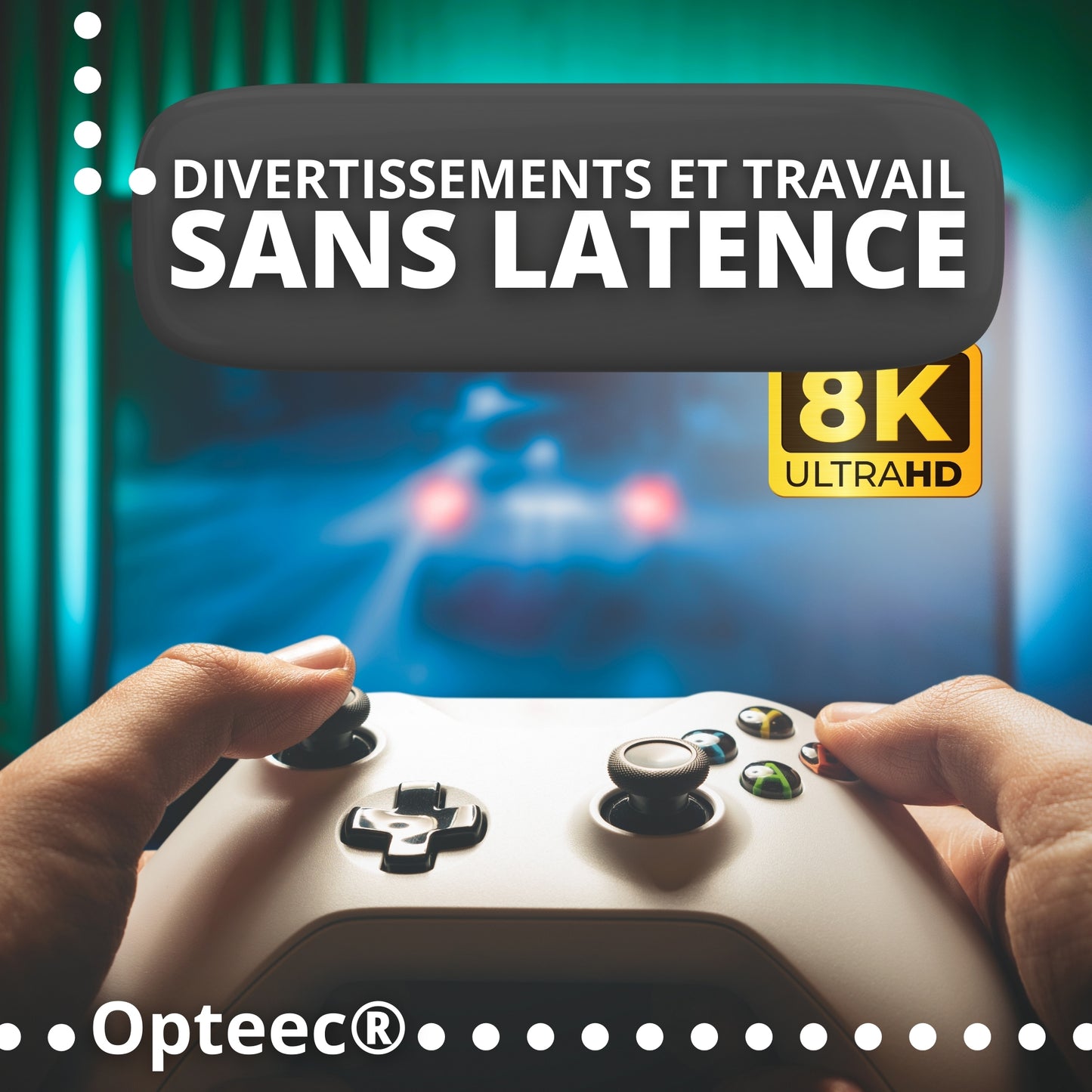 Opteec® - Gepanzerte Glasfaserkabel - ORANGE / SFR / BOUYGUES / SOSH / RED by SFR - Verlängerung/Patchkabel - SC/APC auf SC/APC verstärkt - Simplex Singlemode - 10 Jahre Garantie